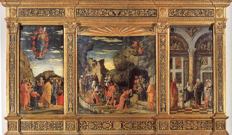 Andrea Mantegna Triptych China oil painting art